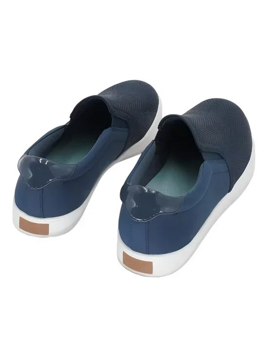 Dr. Scholls Madison Slip-On Sneakers Navy Faux Leather Women's 8.5W - Picture 3 of 6